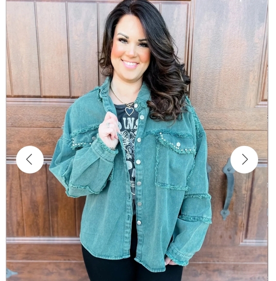 POL NWOTs Faded Jacket Shacket - Picture 1 of 6